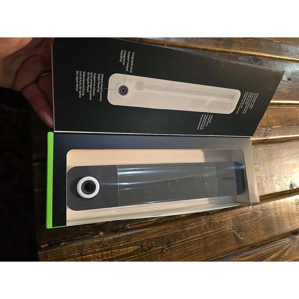 Belkin‎ - Case + Stand for Apple Pencil - Gray - No Pencil